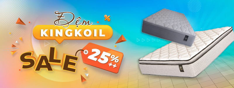 Đệm KingKoil Sale to chào hè