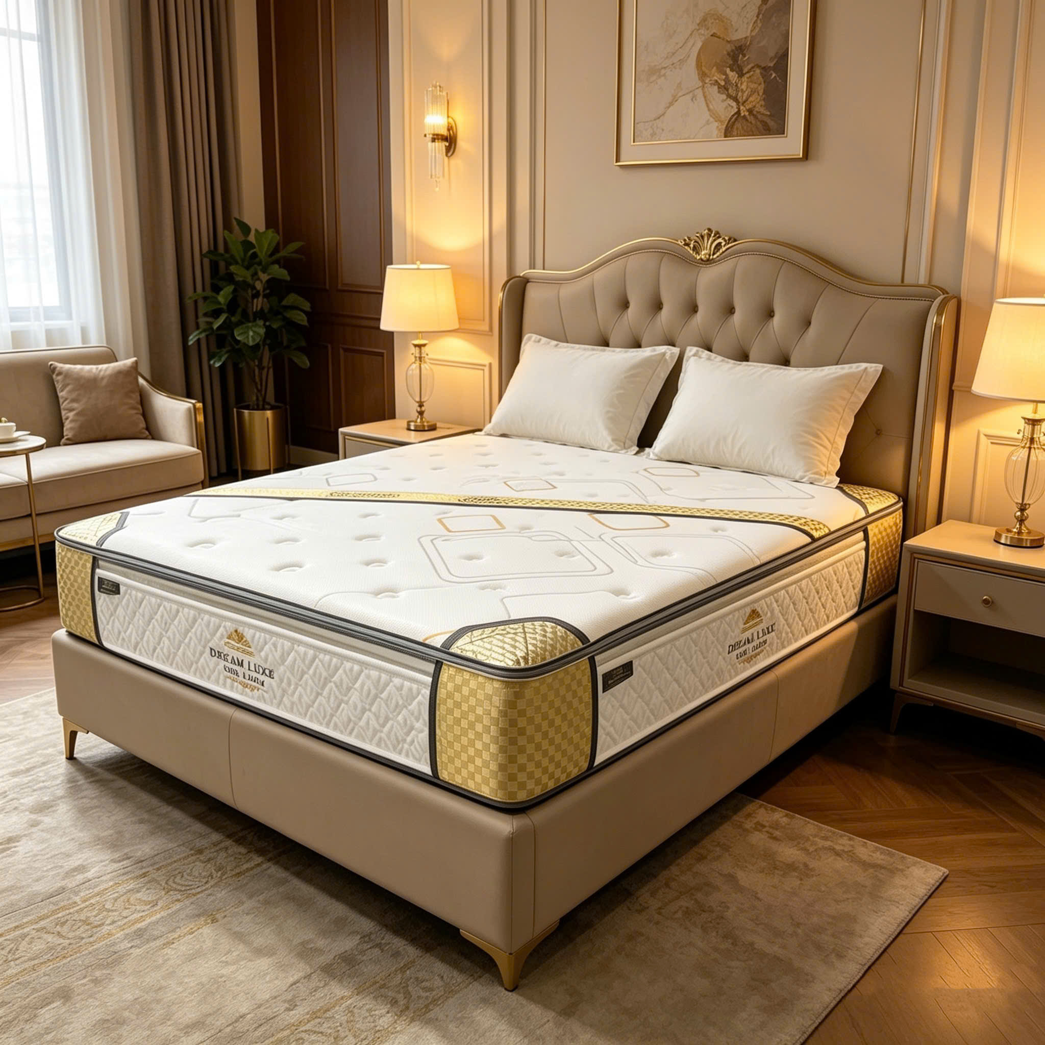 Nệm lò xo túi cao su Dream Luxe
