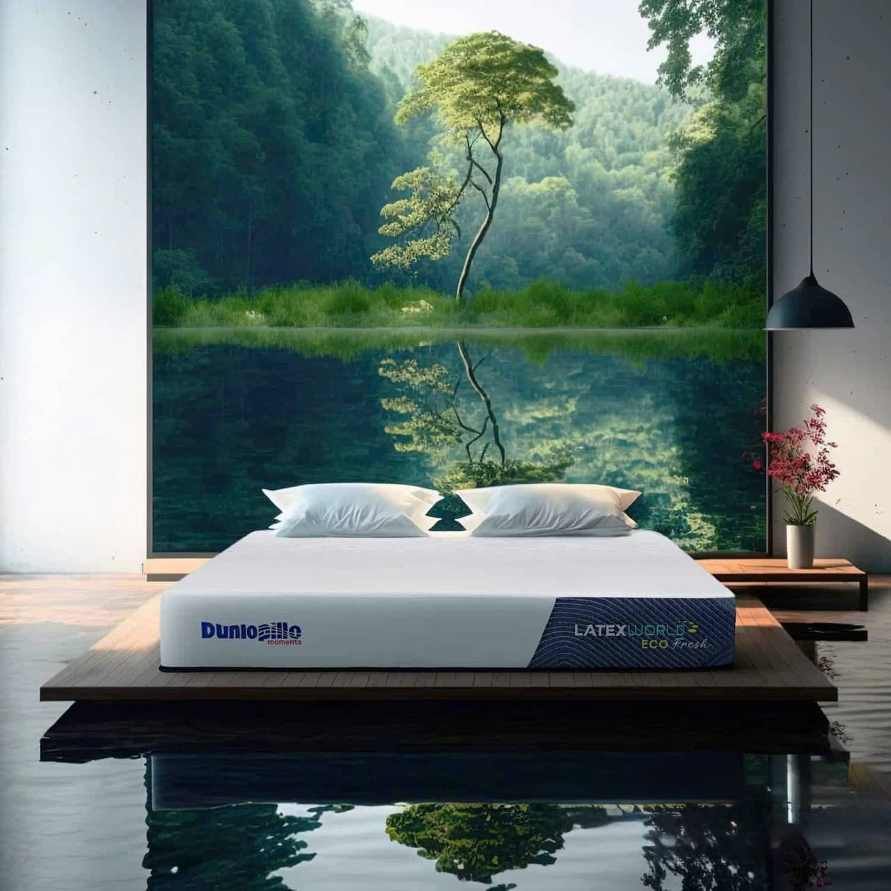 Nệm cao su Dunlopillo Latex World Eco Fresh