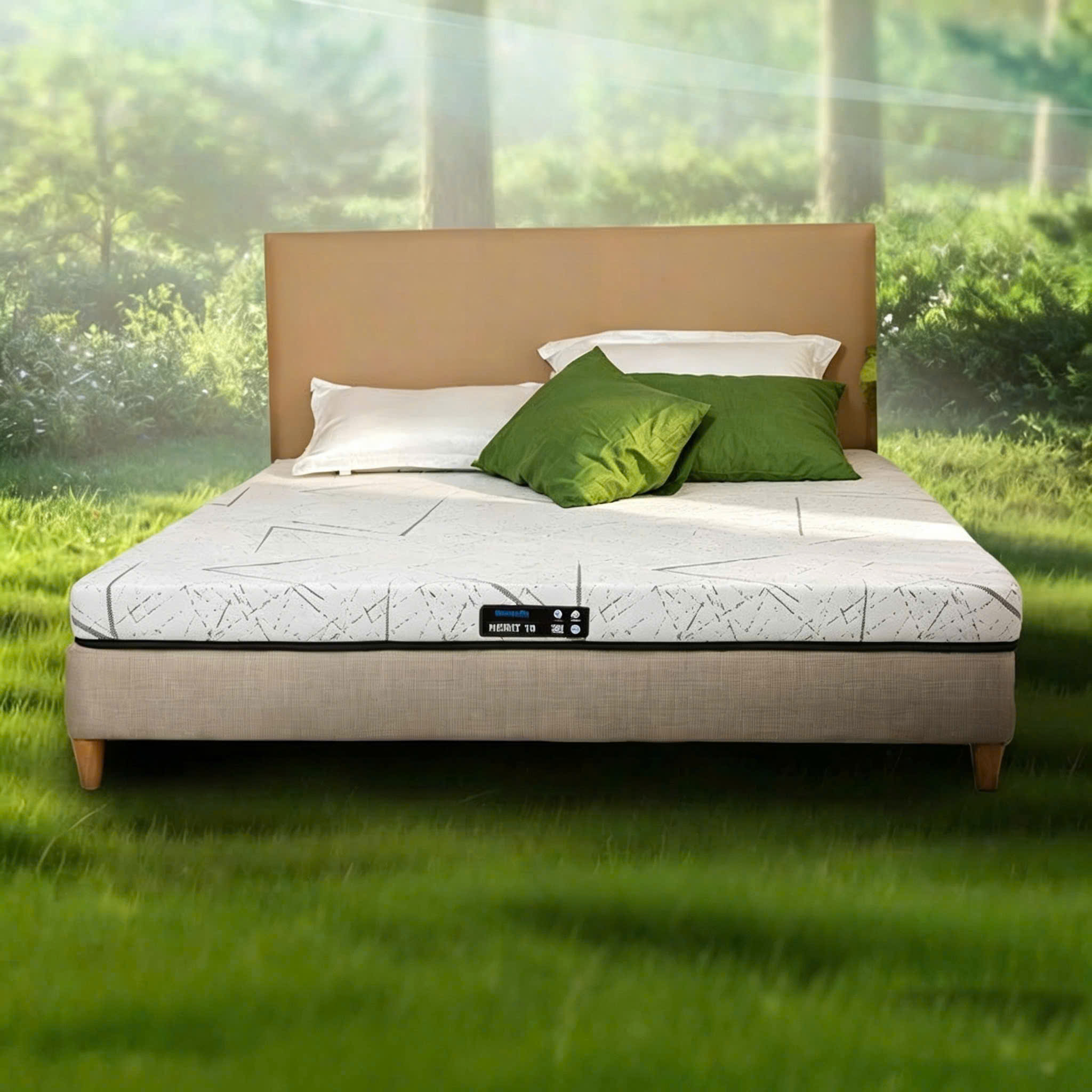 Nệm cao su cao cấp Dunlopillo Herit 2 mặt lỗ tròn