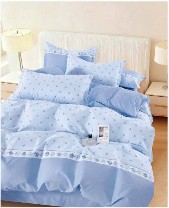 Bộ chăn ga Cotton Thanh Thủy kèm mền 