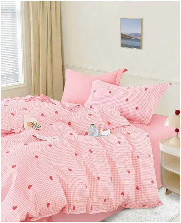 Bộ chăn ga Cotton Thanh Thủy kèm mền 