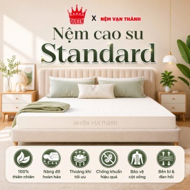 Nệm Cao Su Thiên Nhiên Vạn Thành Standard